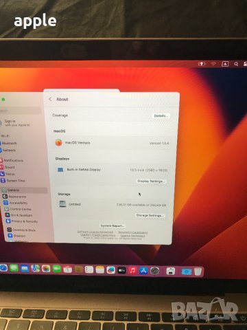 13" MacBook Pro A1708 (2017) Space Gray-8GB RAM/256GB SSD, снимка 10 - Лаптопи за работа - 42983369