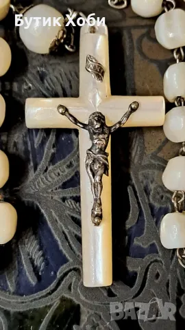 Уникална седефена броеница, снимка 6 - Антикварни и старинни предмети - 48921884