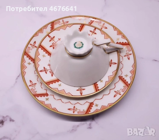 Троен порцеланов сет, снимка 2 - Чаши - 52788590