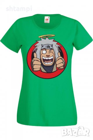 Дамска тениска aruto Jiraya 01,Анимация,игра,Празник,Повод.
