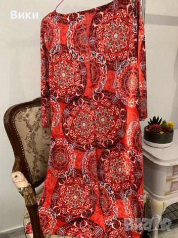 Рокля в размер ХL - ХХL, снимка 14 - Рокли - 43991537