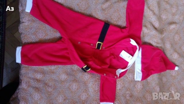 Продавам Бебешки екип на Дядо Коледа – нов, снимка 4 - Комплекти за бебе - 52499492