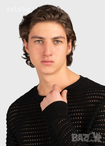 LES HOMMES нов памучен пуловер XXL, снимка 3 - Пуловери - 51885949