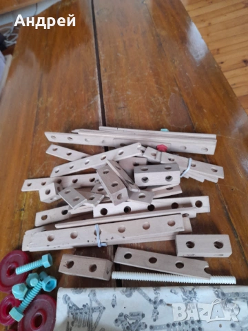 Стара детска игра конструктор #4, снимка 4 - Други ценни предмети - 53342801