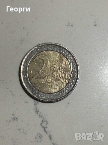 РЯДКО!!! 2 евро 2002 г. - Гърция, със S в долната звезда, снимка 2 - Други ценни предмети - 53585651