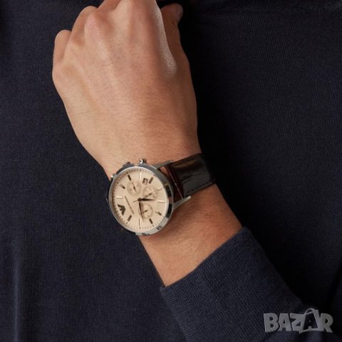 Мъжки часовник Emporio Armani AR2433 Renato Classic Black -50%, снимка 3 - Мъжки - 37793531