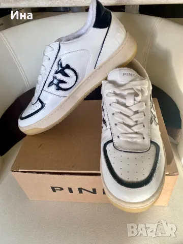 Маратонки Pinko Bondy 3 Basket 38 номер естествена кожа, снимка 2 - Маратонки - 47650439