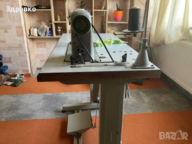 Altin Textima – здрава права шевна машина с нов мотор, снимка 4 - Други машини и части - 50772085