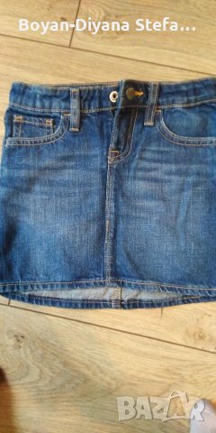 Дънкова пола GAP KIDS , снимка 5 - Детски рокли и поли - 33056425