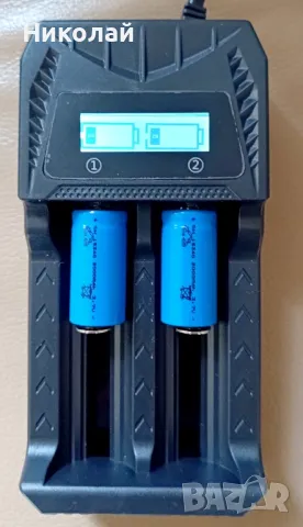 Зарядно устройство за батерии р-р АА, ААА, 18650, 18500, 26650, 14500, 16340, 21700 и други, снимка 6 - Друга електроника - 50273257