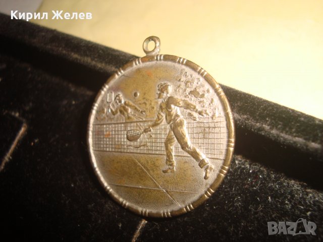 СТАР ТЕНИС БРОНЗОВ СПОРТЕН МЕДАЛ РЯДЪК 23389, снимка 4 - Антикварни и старинни предмети - 33362687