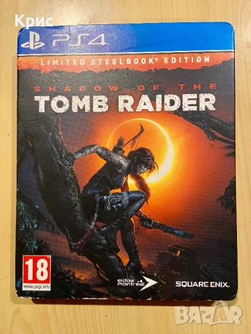 Игра За PS4 Shadow of The Tomb Raider Steelbook Edition