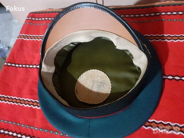 Стара военна парадна фуражка БНА Соц униформа, снимка 3 - Антикварни и старинни предмети - 52528125