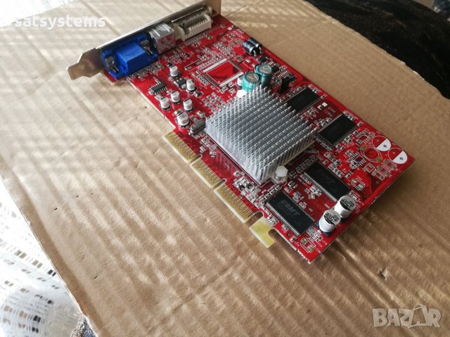 Видео карта  ATi Radeon PowerColor R9200 LE 64MB DDR 64bit AGP, снимка 4 - Видеокарти - 32329011