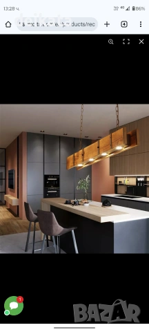 Лампа за механа от дърво и желязо, снимка 3 - Настолни лампи - 53396610