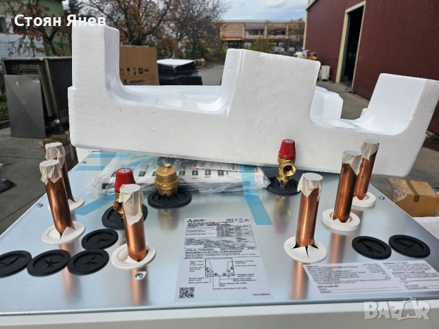 Високотемпературна термопомпа Mitsubishi QUNZ-W40VA - R744/CO2 с буфер, снимка 6 - Други машини и части - 52488112