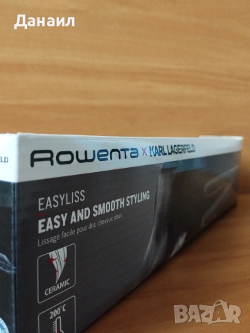 НОВО!!! Преса за коса Rowenta , снимка 5 - Преси за коса - 53244494