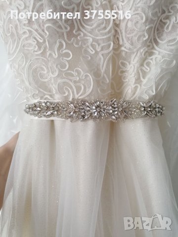 Дизайнерска сватбена рокля, снимка 5 - Рокли - 43824075