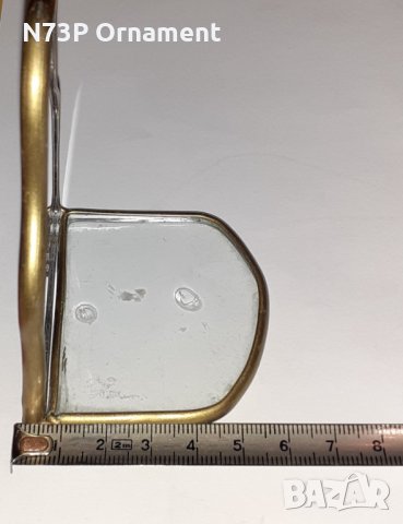 СТАР СВЕЩНИК. СТЪКЛО И БРОНЗ., снимка 7 - Колекции - 35144694