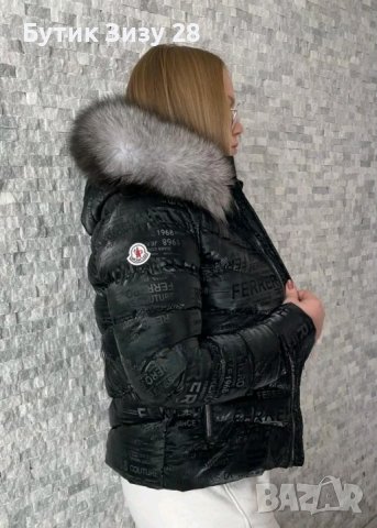 Дамски якета Moncler с естествен пух , снимка 7 - Якета - 42326185