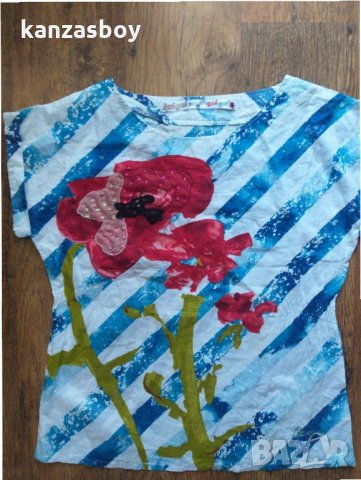 desigual - страхотна дамска блуза КАТО НОВА, снимка 3 - Тениски - 32830892