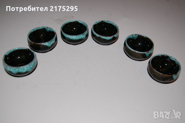  Ракиени керамични чашки-филджани -6 бр.