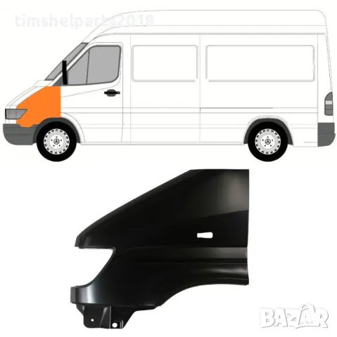 НОВ Преден калник за Mercedes Sprinter от 1995 до 2000 година. Ляв или Десен, снимка 3 - Части - 49327145