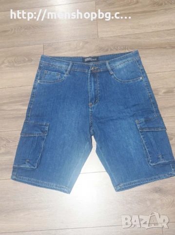 Дънкови карго къси пант - бермуди, снимка 3 - Къси панталони - 50853987