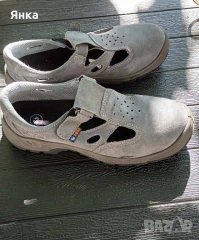 Сиви работни обувки от естествен велур., снимка 3 - Други - 51786989