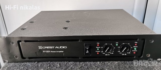Професионално много качествено транзисторно стъпало CREST audio FA1201, снимка 1 - Ресийвъри, усилватели, смесителни пултове - 40587866
