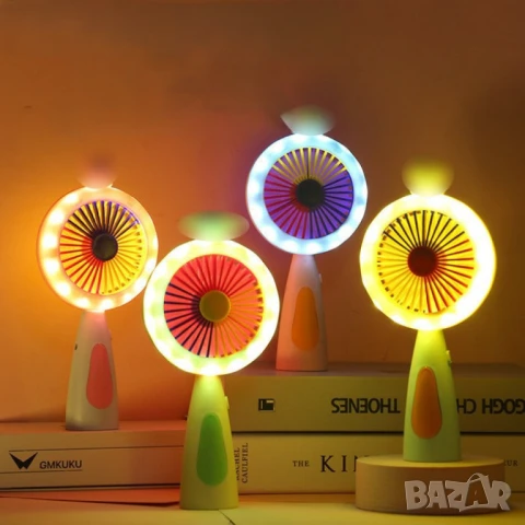 Мини вентилатор с плодова тематика – Компактен, цветен и освежаващ, снимка 3 - Вентилатори - 50628603