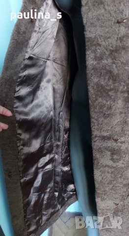 Палто от естествена кожа с косъм - бизонски бокс с косъм, снимка 16 - Палта, манта - 26455921