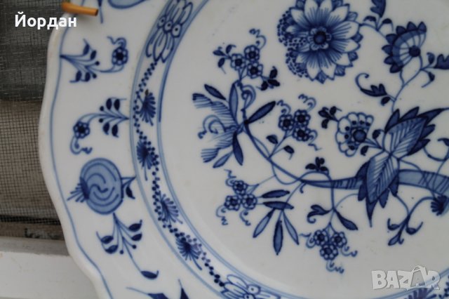 Порцеланова чиния Мейсен, снимка 3 - Чинии - 37074698