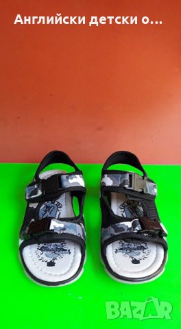 Английски детски сандали-2 цвята, снимка 4 - Детски сандали и чехли - 28759287