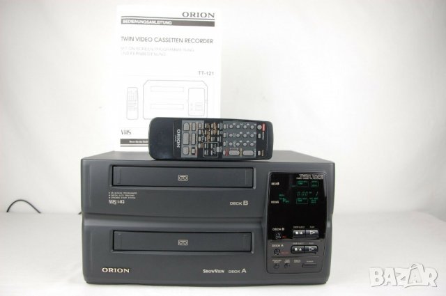 Видео VHS - ORION 112TT и 121TT,Made in Japan, снимка 5 - Плейъри, домашно кино, прожектори - 28281924