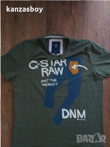 G-Star Hitchcock S T S/S - страхотна мъжка тениска КАТО НОВА, снимка 5 - Тениски - 33634693