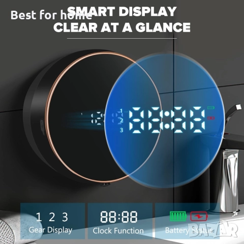 Автоматичен дозатор за течен сапун за баня, снимка 3 - Други стоки за дома - 52413732