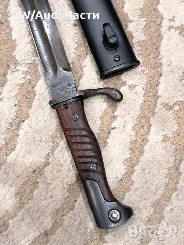 Немски щик нож байонет Маузер S98/08 Ferd Esser & Co Elberfeld 1916, снимка 4 - Антикварни и старинни предмети - 53344975