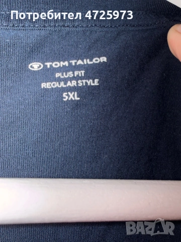 Тениска TomTailor 5XL, снимка 2 - Тениски - 53482695