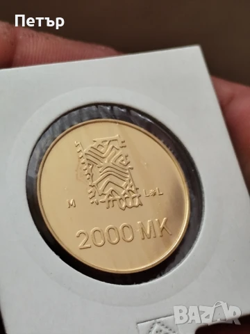 2000 златни марки Финландия(Suomi) със сертификат , снимка 1