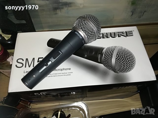 shure sm58-внос швеицария, снимка 5 - Микрофони - 28558330