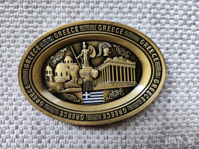 Магнити за хладилник - Гърция (метален) и Румъния, снимка 2 - Колекции - 52871208