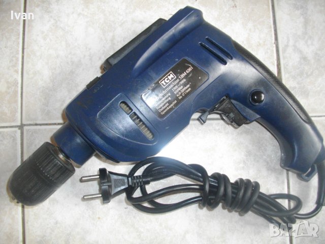 650 Вата-Ударна Бормашина-Дрелка-Немска-Отлична-TCM SBM6501, снимка 7 - Бормашини - 33174655