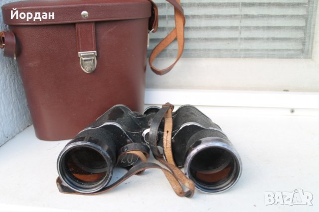 Немски военен бинокъл със скала ''Busch Solluxon'' 6х80, снимка 7 - Антикварни и старинни предмети - 39376628