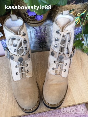 Ботуши Stockerpoint 41 н.Естествен велур, снимка 9 - Дамски ботуши - 39252436