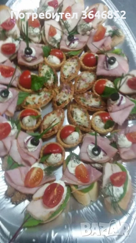 Кетъринг хапки, печене на агнета, кумско пиле, пити за парти и сватба, снимка 2 - Кетъринг - 52678513