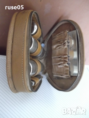 Несесер за бръснене в кожен калъф от соца, снимка 7 - Други - 51787202