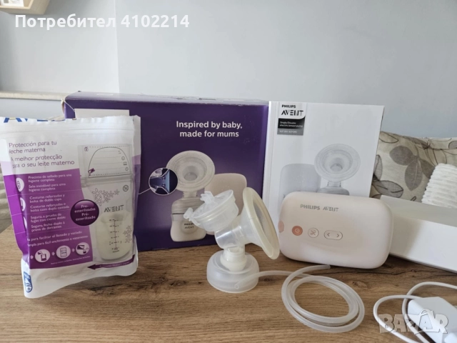 Електрическа единична помпа за кърма Philips Avent, снимка 2 - Помпи за кърма - 52220439