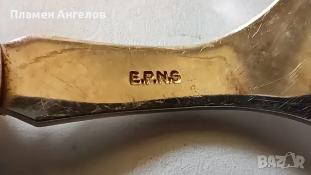 Посребрени нож и вилица за риба, снимка 4 - Антикварни и старинни предмети - 50007891