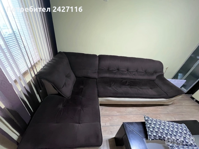 Ъглов диван, снимка 2 - Дивани и мека мебел - 53068484
